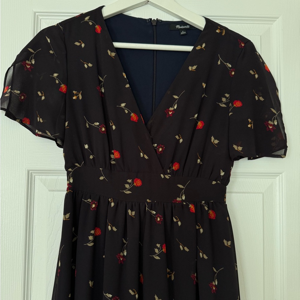 Madewell floral maxi dress Size 0